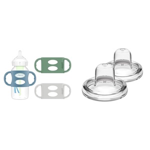 image:imageDr Browns Silicone Handles for WideNeck Bottles 3 Pack amp Options WideNeck Bottle Sippy Spouts 2 Count