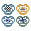 4 Pack  Glow-in-the-Dark Blue Nature + Skateboard Snail