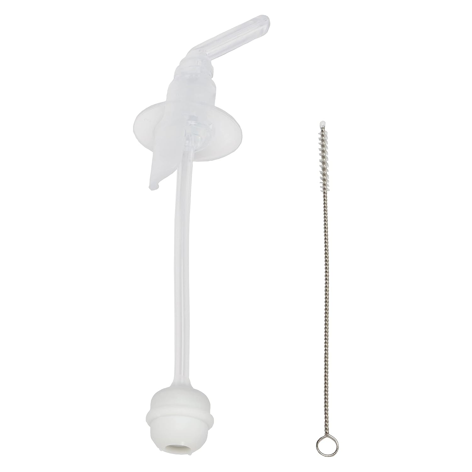 image:imageDr Browns Babys First Straw Cup Straw Replacement Kit with One Straw and One Cleaning Brush BPA Free1 Count Pack of 1