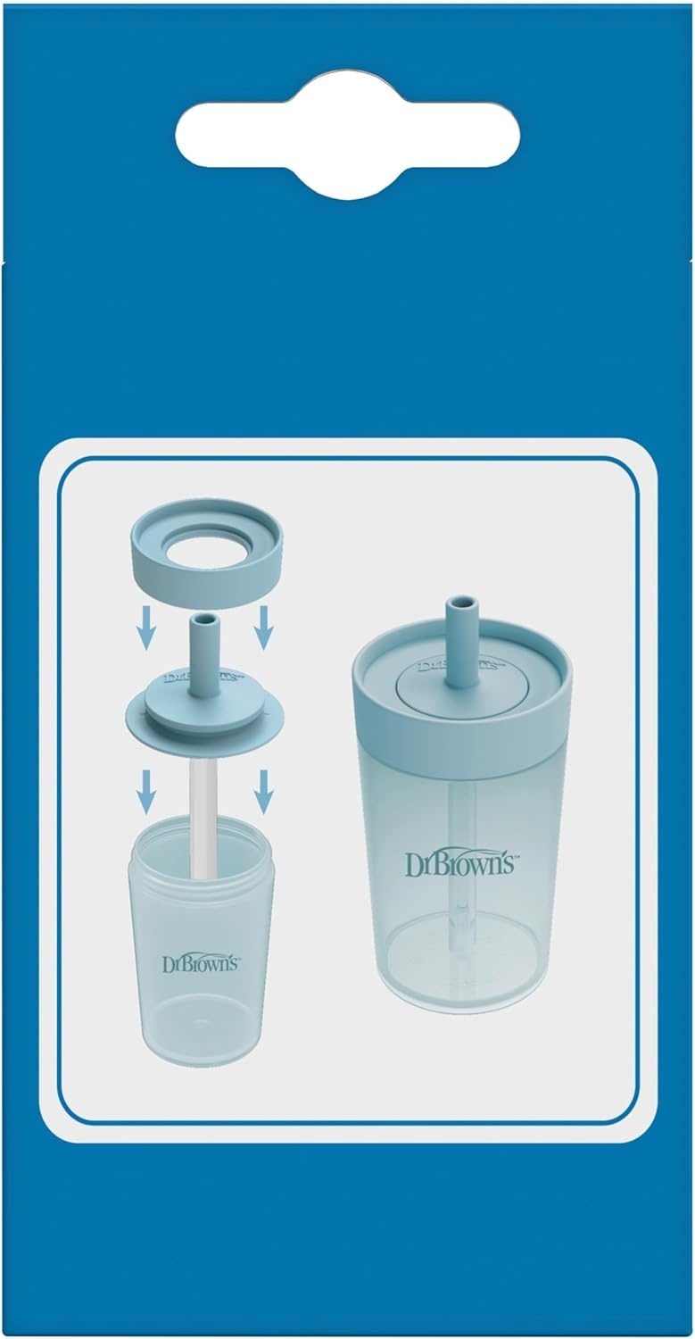 image:imageDr Browns Straw Replacement Kit for Milestones Strawto360 Cup Set BPAFree 1Pack