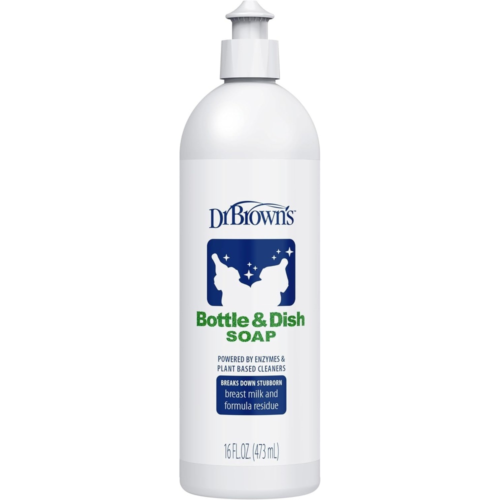 image:imageDr Browns Bottle amp Dish Soap for Baby Bottles and Baby Accessories PlantDerived FragranceFree 16 fl oz 1 Pack16 Fl Oz Pack of 1