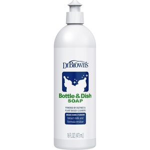 image:imageDr Browns Bottle amp Dish Soap for Baby Bottles and Baby Accessories PlantDerived FragranceFree 16 fl oz 1 Pack16 Fl Oz Pack of 1