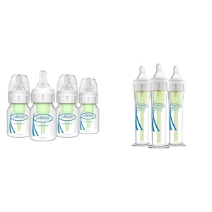 image:imageDr Browns AntiColic Preemie Baby Bottles 0m Nipple 4 Pack 2 oz amp 60cc 3 Pack Accufeed AntiColic Bottles