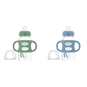 image:imageDr Browns Milestones Sippy Bottle 2Pack with Level 4 Fast Flow Nipple 6Pack1 Pack  Green
