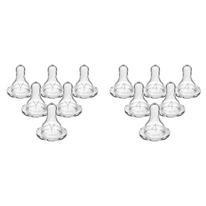 image:imageDr Browns Natural Flow YCut amp Level 4 Narrow Baby Bottle Silicone Nipples 6 Count Each 9m 100 Silicone
