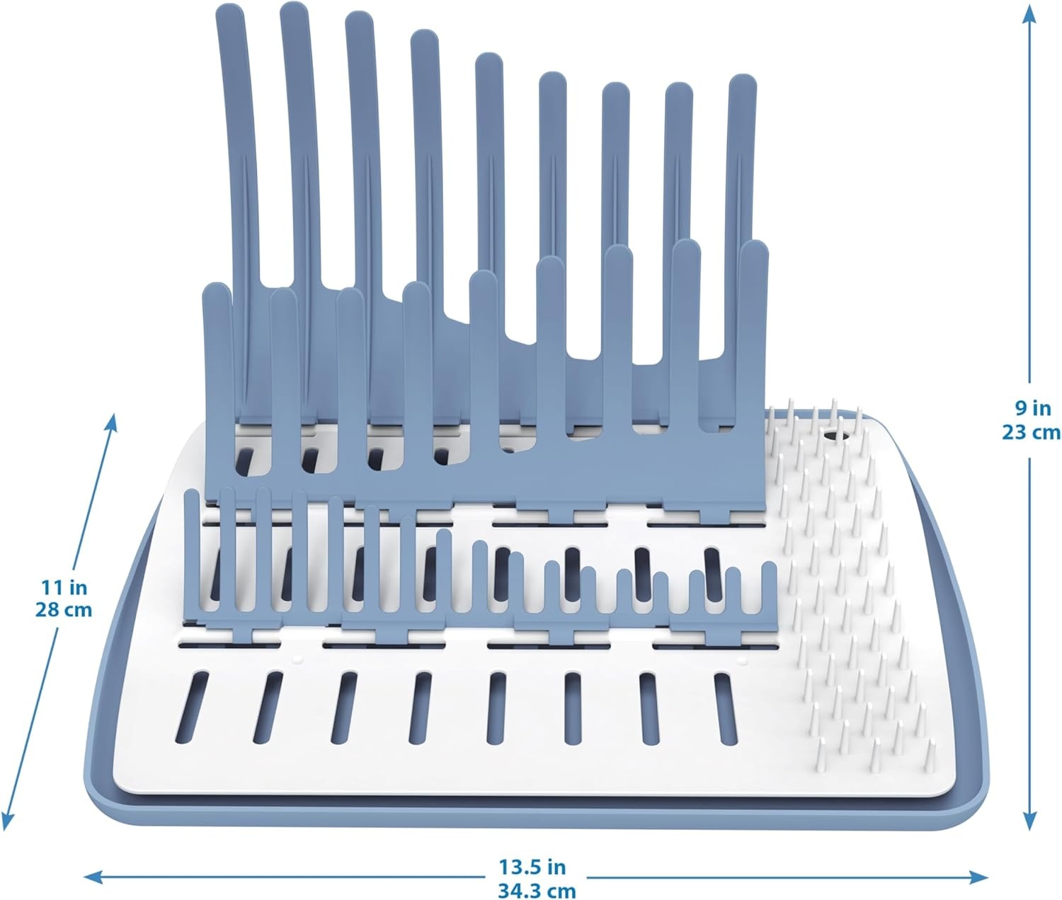 image:imageDr Browns Folding Baby Bottle Drying Rack for Easy Storage Dry Nipples Pacifiers and Other Baby Essentials BPA FreeFolding Drying Rack