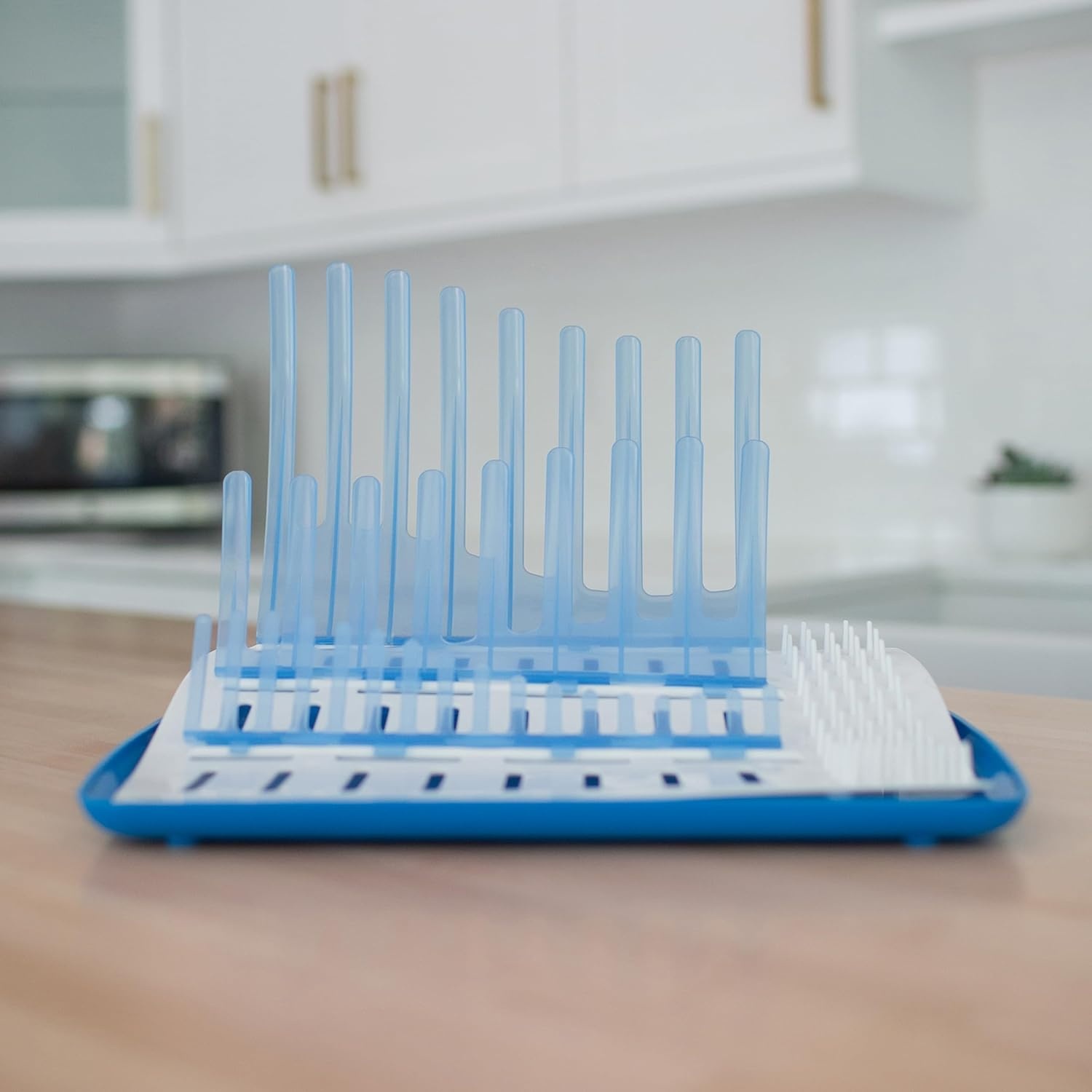 image:imageDr Browns Folding Baby Bottle Drying Rack for Easy Storage Dry Nipples Pacifiers and Other Baby Essentials BPA FreeFolding Drying Rack Pack of 6