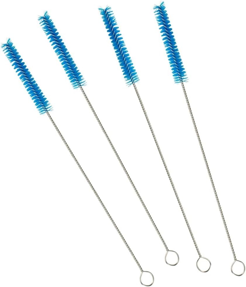image:imageDr Browns Natural Flow Reusable Baby Bottle Vent System and Reservoir Cleaning Bristle Brush BPA Free Blue Brushes 4Pack48 Pack