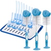 Blue Bottle Brush & Drying Rack