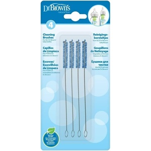image:imageDr Browns Natural Flow Reusable Baby Bottle Vent System and Reservoir Cleaning Bristle Brush BPA Free Blue Brushes 4Pack48 Pack