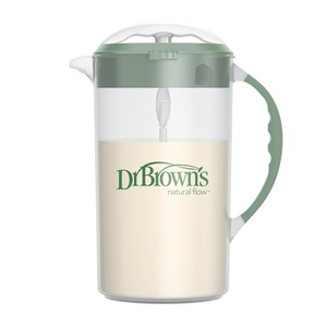 image:imageDr Browns Baby Formula Mixing Pitcher with Adjustable Stopper Locking Lid amp No Drip Spout 36oz BPA Free Olive32 Ounces Pack of 6